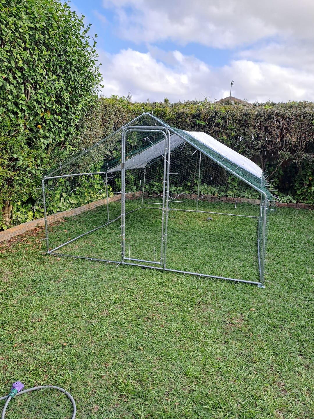 Customer photo review of Outdoor Cat Enclosure 4M