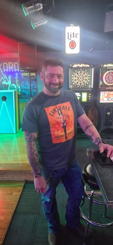 Customer photo review of Men's classic tee