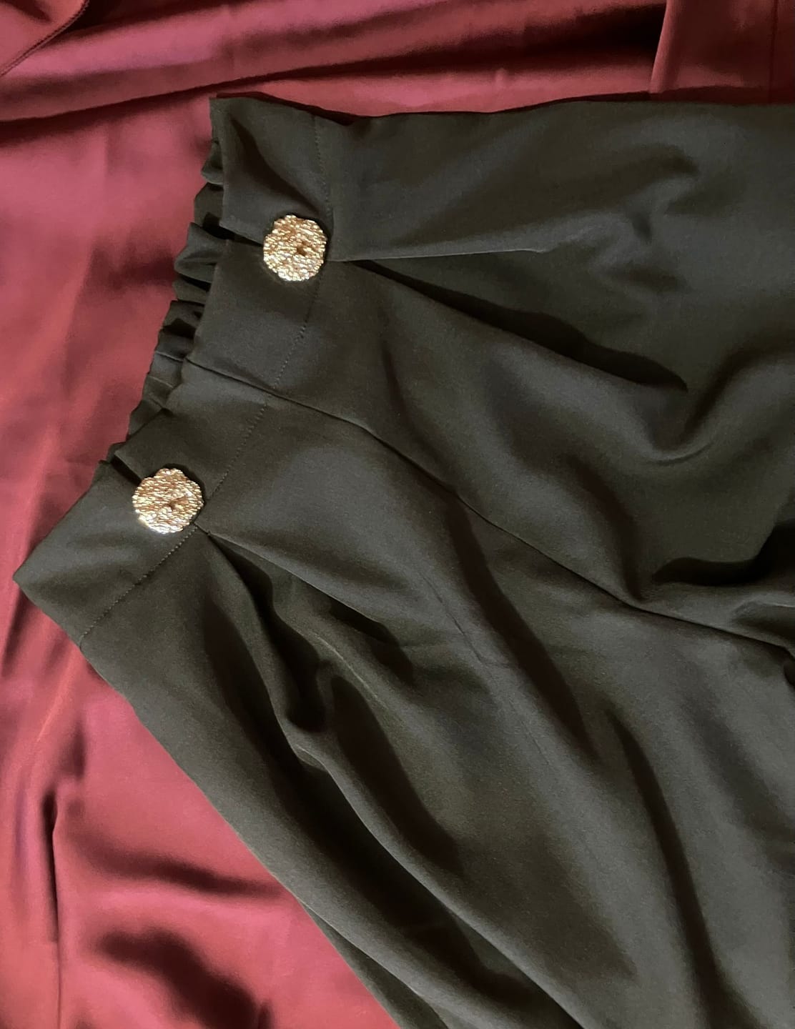 Customer photo review of Pantalone con Bottoni Marrone