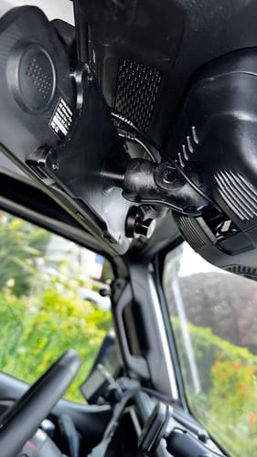 Customer photo review of JL/JLU Rearview Mirror Delete