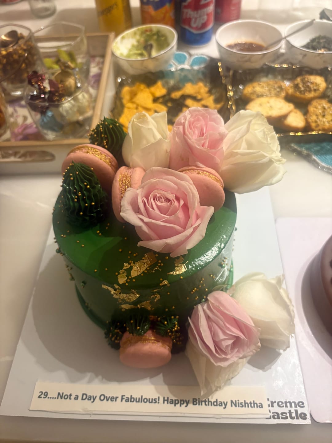 Customer photo review of Custom Floral Cake Online