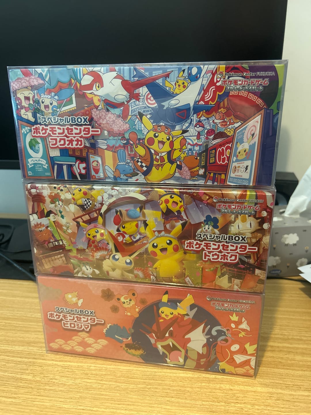 Customer photo review of Pokemon TCG - Pokemon Center Special Box Fukuoka 2025 Japanese