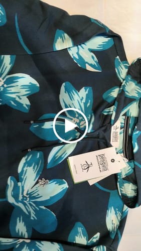 Customer video review of Sudadera Con Estampado Floral