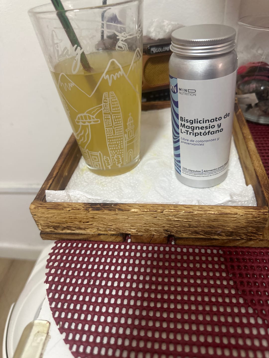 Customer photo review of Bisglicinato de Magnesio + L- Triptofano
