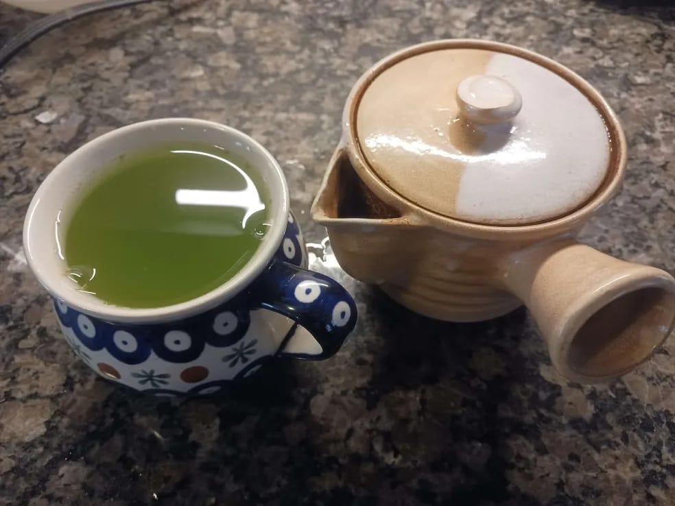 Customer photo review of Sencha Shizuku with Matcha Powder