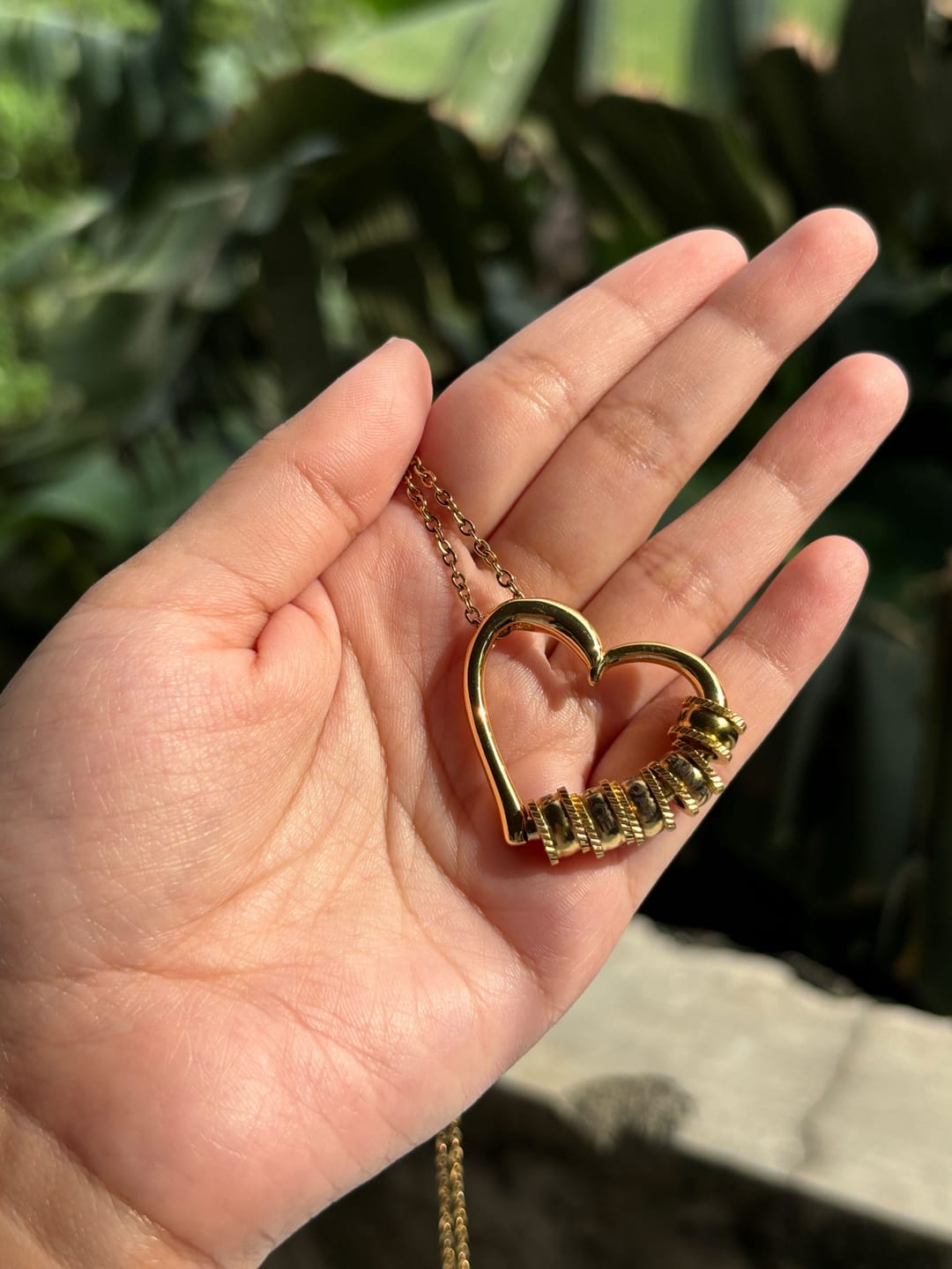 Customer photo review of "The Heart of the Family" Necklace
