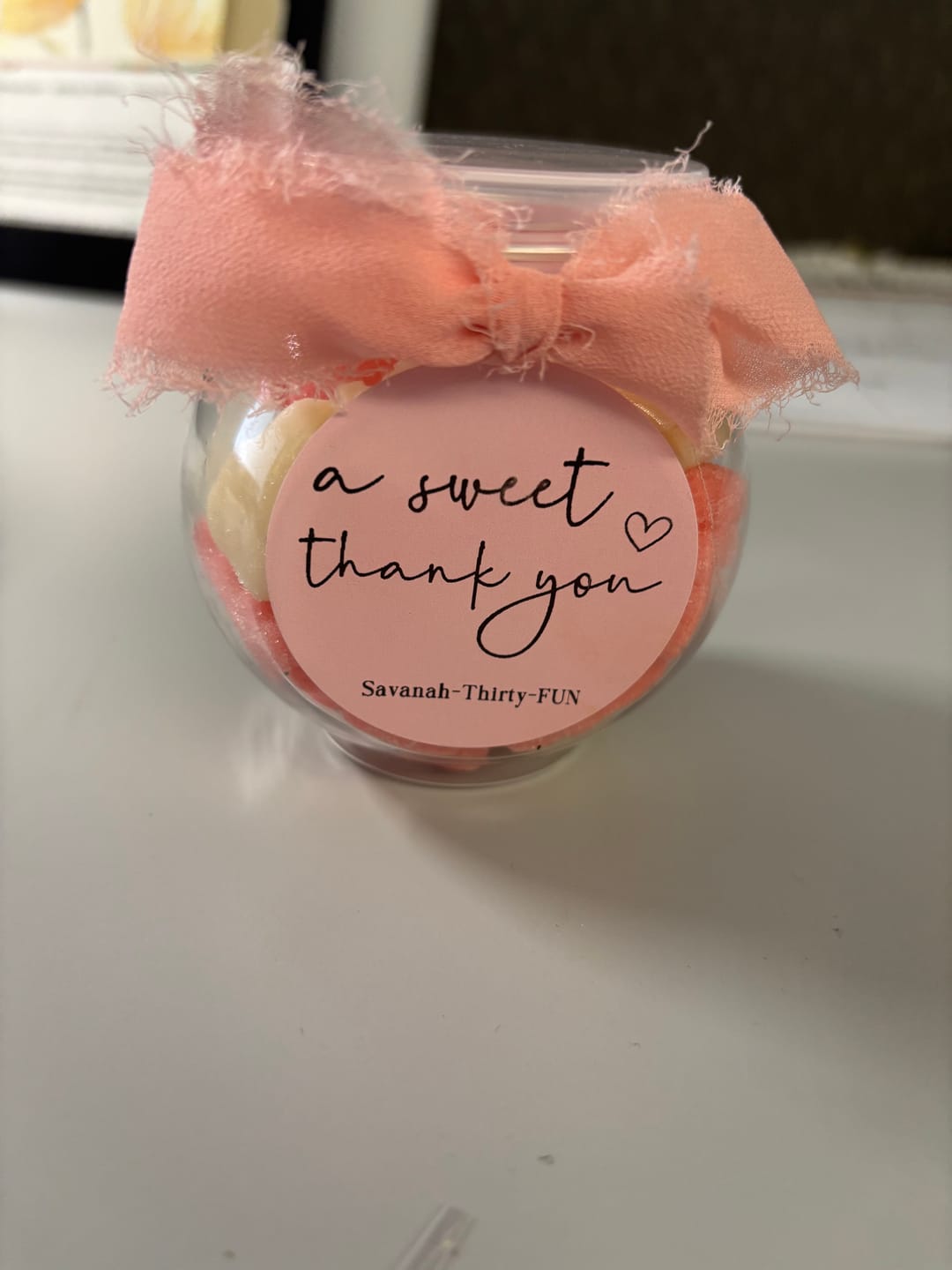 Customer photo review of Sour Watermelon Gummy Bears - 3.3LBS