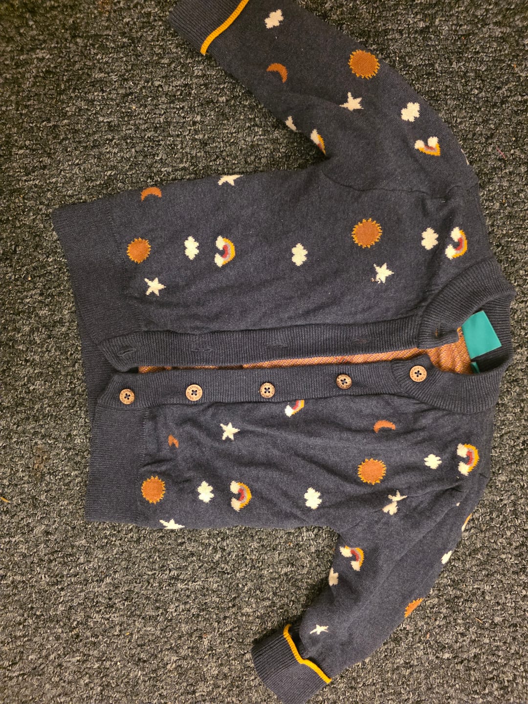 Customer photo review of From One To Another Around The Sun Knitted Cardigan