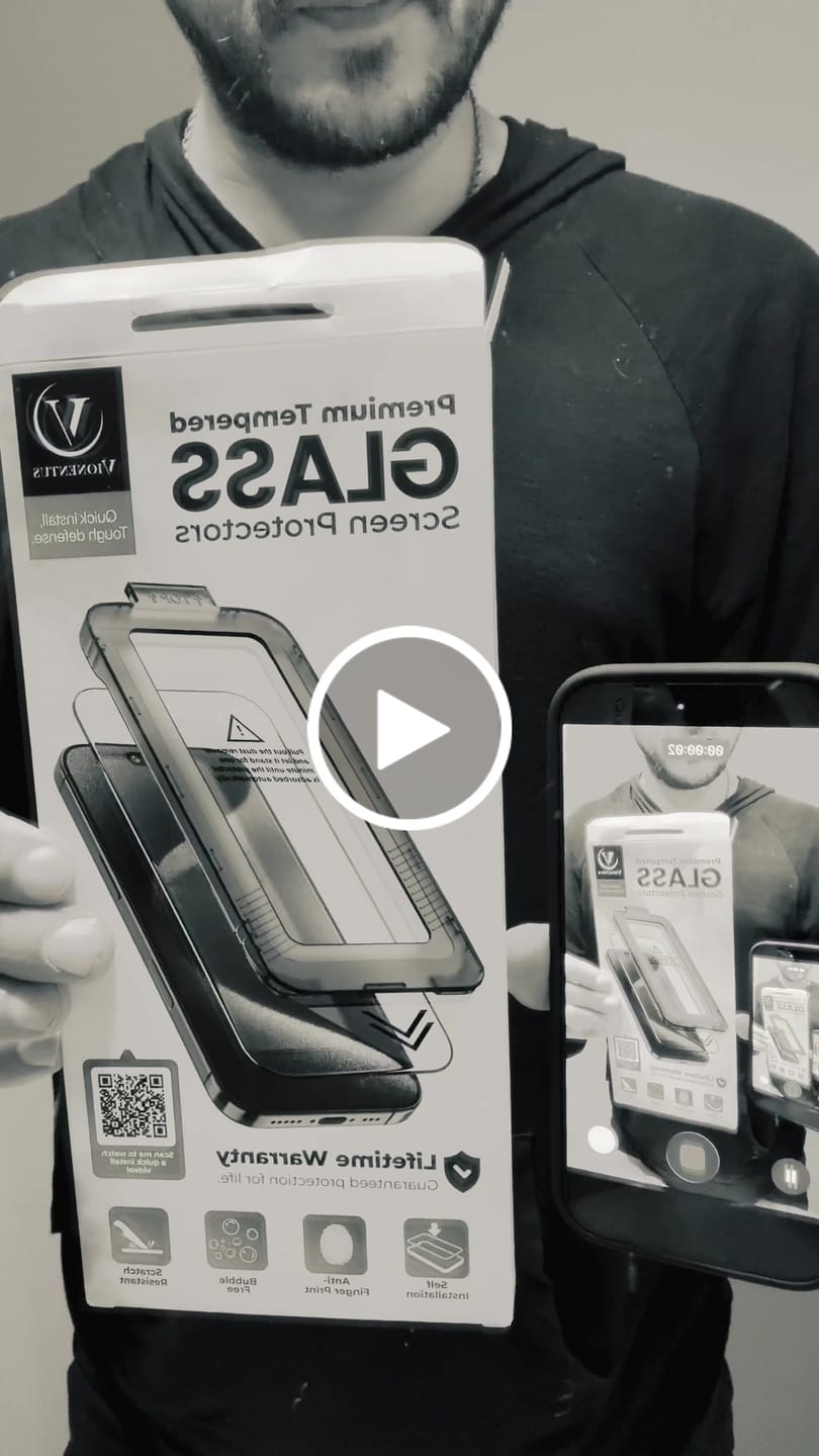 Customer video review of iPhone 17 Series Premium Screen Protector