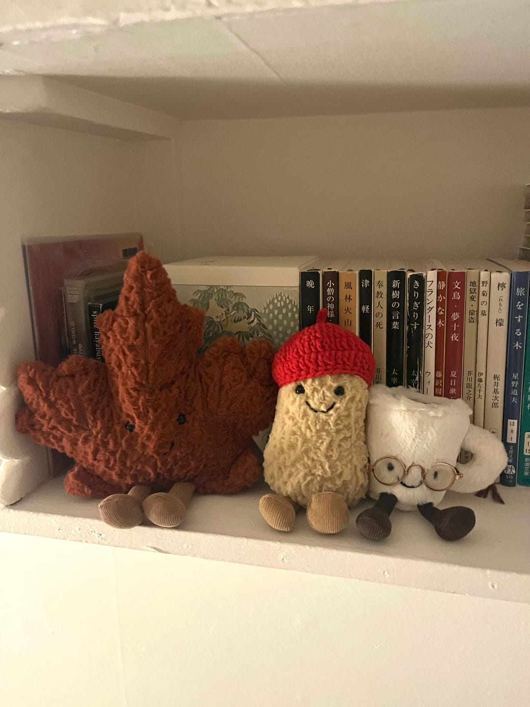 Customer photo review of Crochet Beret for Jellycat Amuseables Peanut