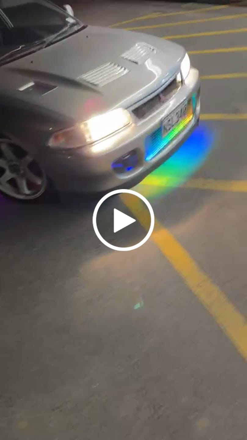 Customer video review of ELGlow® PRO Universal Car Underglow Kit