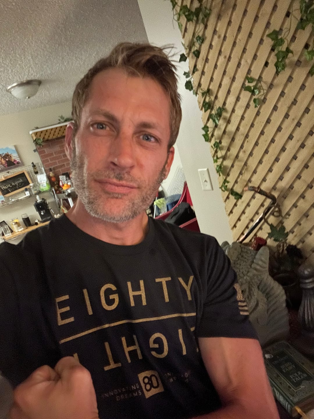 Customer photo review of 80Eighty® Golden MIrror Shirt
