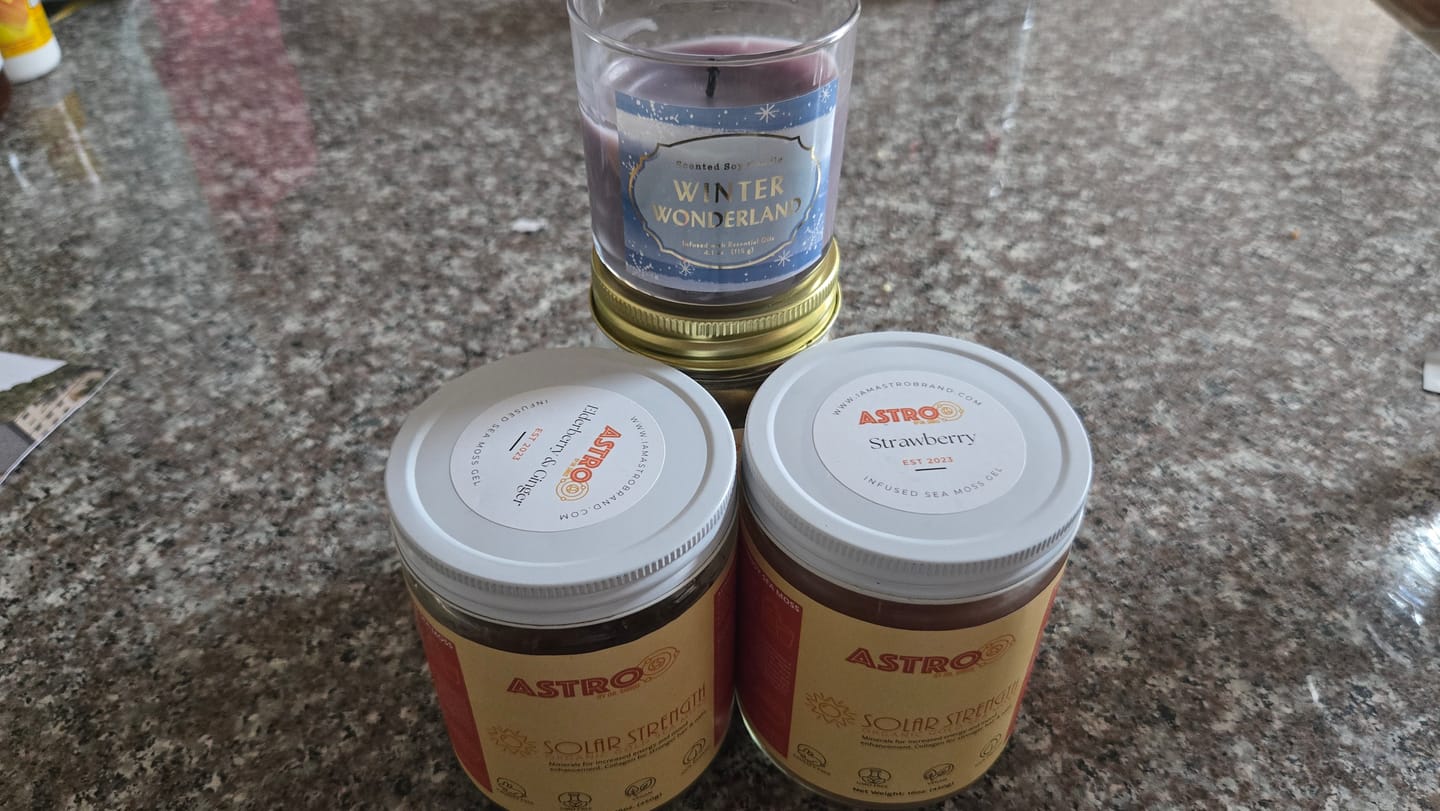 Customer photo review of Astro Brand Fruit Infused Sea Moss Gels