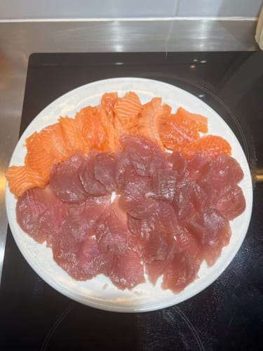 Customer photo review of Fresh Yellowfin Tuna Loin (Sashimi Grade)
