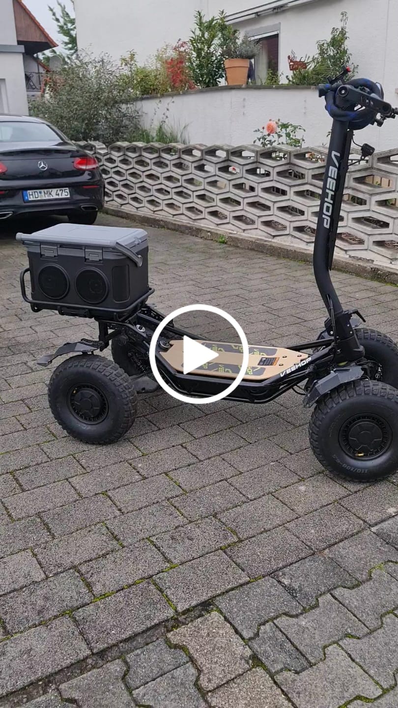 Customer video review of Garde boue pour trottinette Veehop