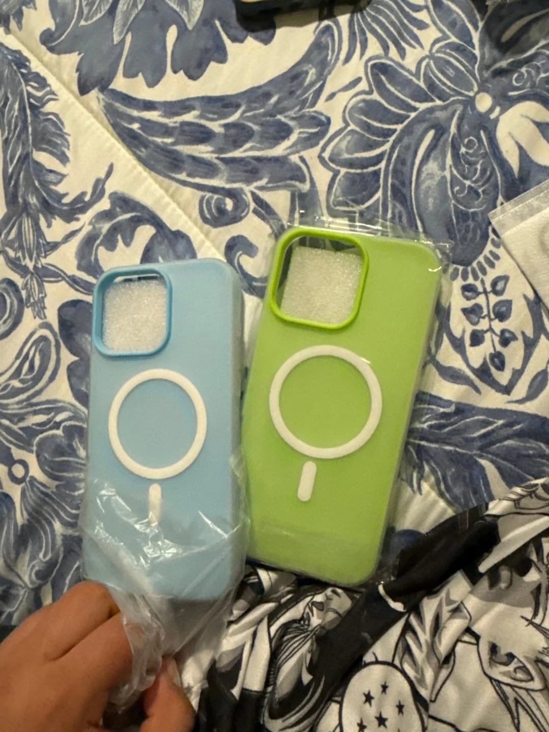 Customer photo review of LuxuryKase Magnetic Silicone Candy Case | Mag-Safe Compatible | Slim Protective Case | Lightweight & Flexible | Wireless Charging | Soft Matte Finish For iPhone