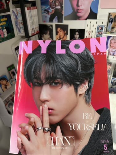 Customer photo review of STRAY KIDS HAN - NYLON JAPAN MAGAZINE 2025 MAY ISSUE