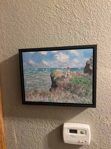 Customer photo review of Cliff Walk at Pourville | Claude Monet | 1882
