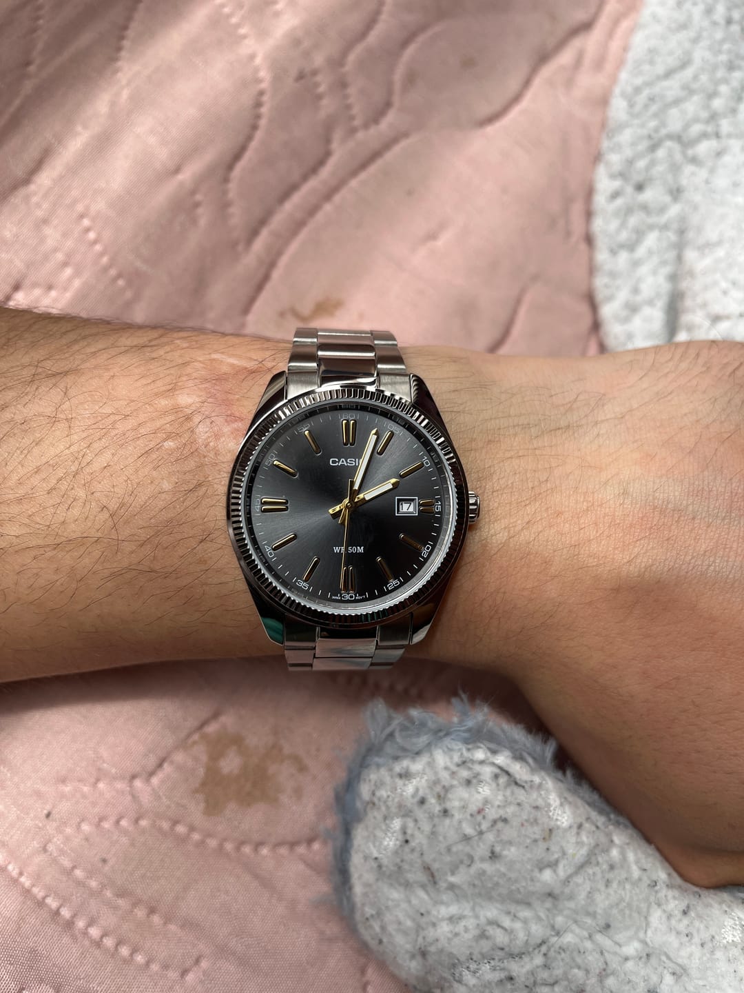 Customer photo review of Reloj Casio Análogo MTP-1302D-1A2V Negro 38,5mm