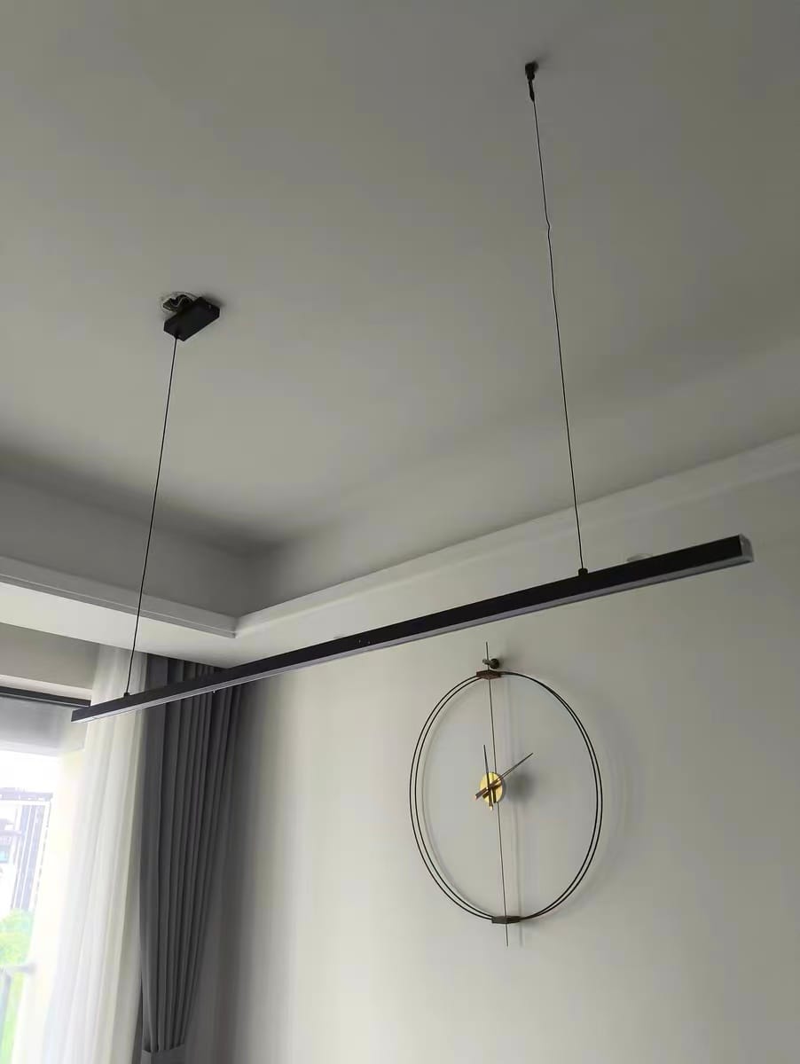 Customer photo review of WOMO Länglicher LED Kronleuchter Esstisch Schlicht-WM2011