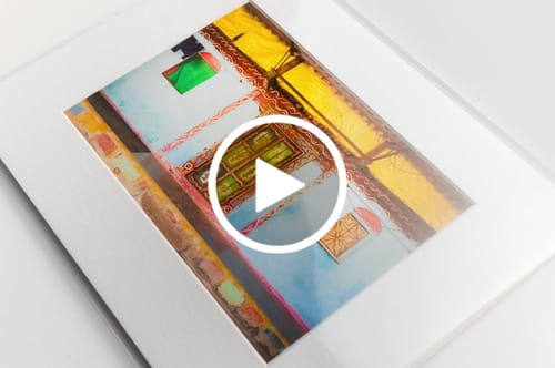 Customer video review of 5x7 Matting Package Print