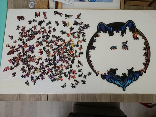 Customer photo review of Mistik Kurt - Ahşap Puzzle