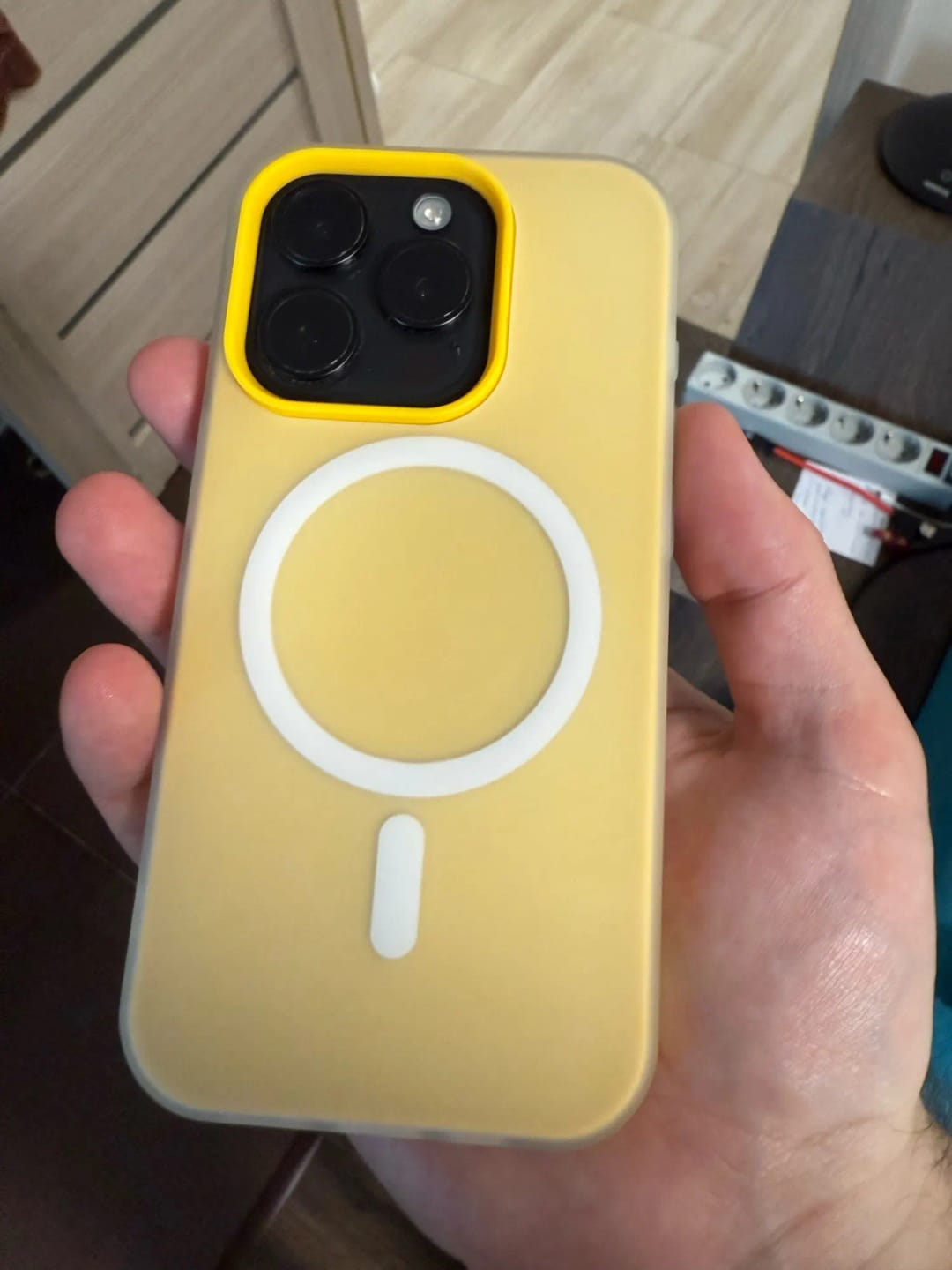 Customer photo review of LuxuryKase Magnetic Silicone Candy Case | Mag-Safe Compatible | Slim Protective Case | Lightweight & Flexible | Wireless Charging | Soft Matte Finish For iPhone