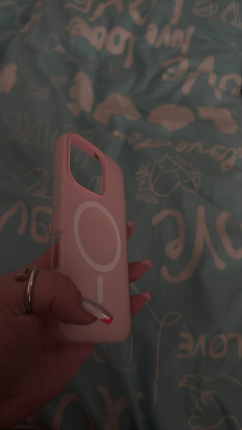 Customer photo review of LuxuryKase Magnetic Silicone Candy Case | Mag-Safe Compatible | Slim Protective Case | Lightweight & Flexible | Wireless Charging | Soft Matte Finish For iPhone