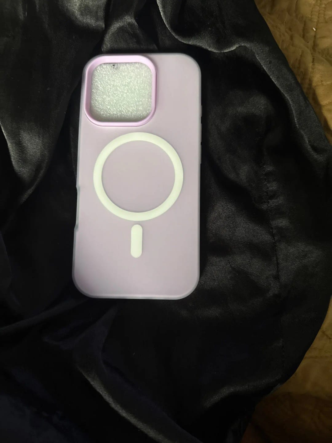 Customer photo review of LuxuryKase Magnetic Silicone Candy Case | Mag-Safe Compatible | Slim Protective Case | Lightweight & Flexible | Wireless Charging | Soft Matte Finish For iPhone