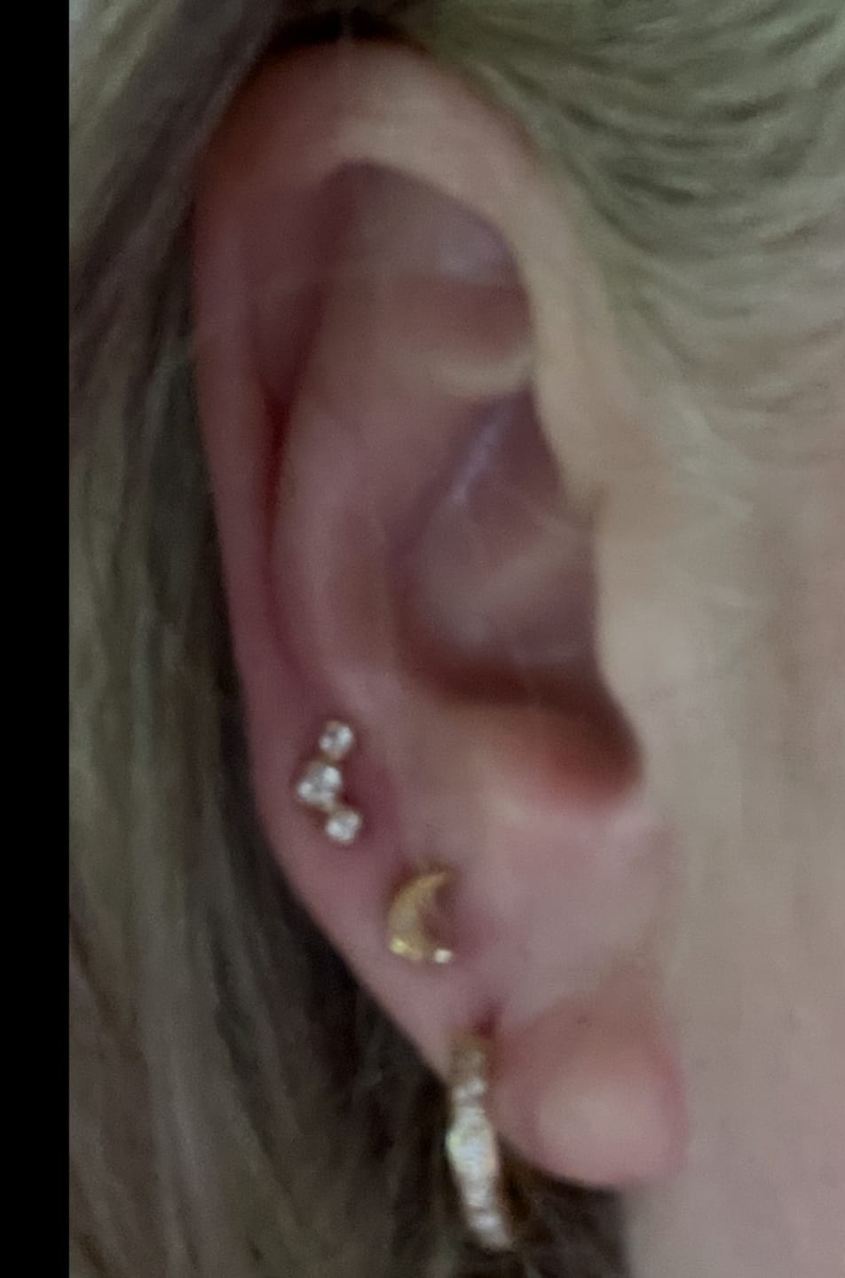 Customer photo review of Piercing trío bisel