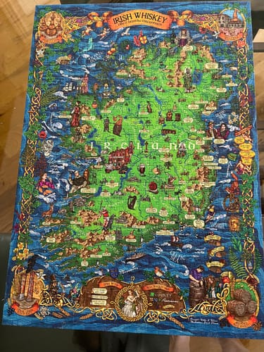 Customer photo review of Whiskey Puzzle - Ireland