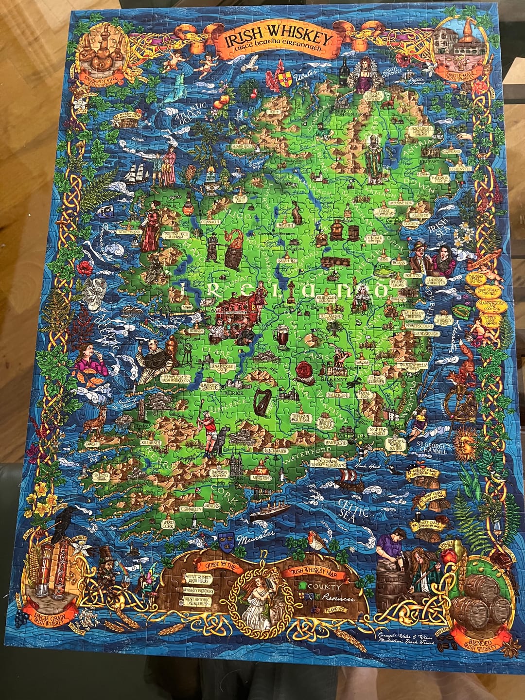 Customer photo review of Whiskey Puzzle - Ireland