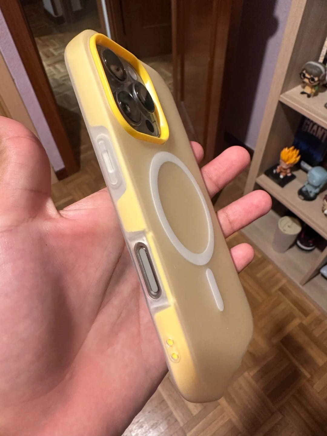 Customer photo review of LuxuryKase Magnetic Silicone Candy Case | Mag-Safe Compatible | Slim Protective Case | Lightweight & Flexible | Wireless Charging | Soft Matte Finish For iPhone
