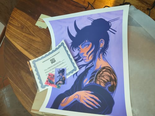 Customer photo review of Tasogare No.2 - Limited Edition Print