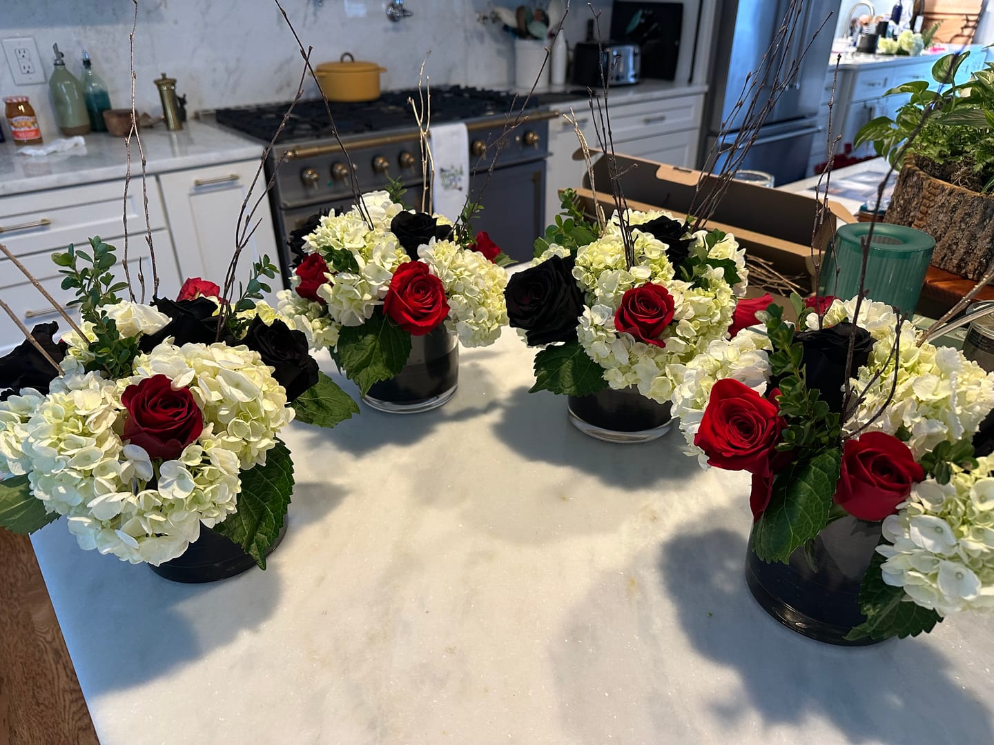 Customer photo review of Black Roses