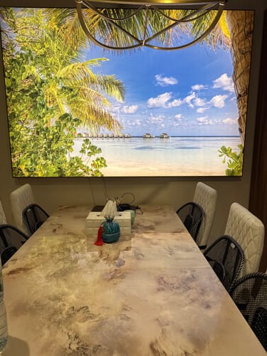 Customer photo review of Canvalight® Leuchtbild | Eigenes Motiv | Querformat