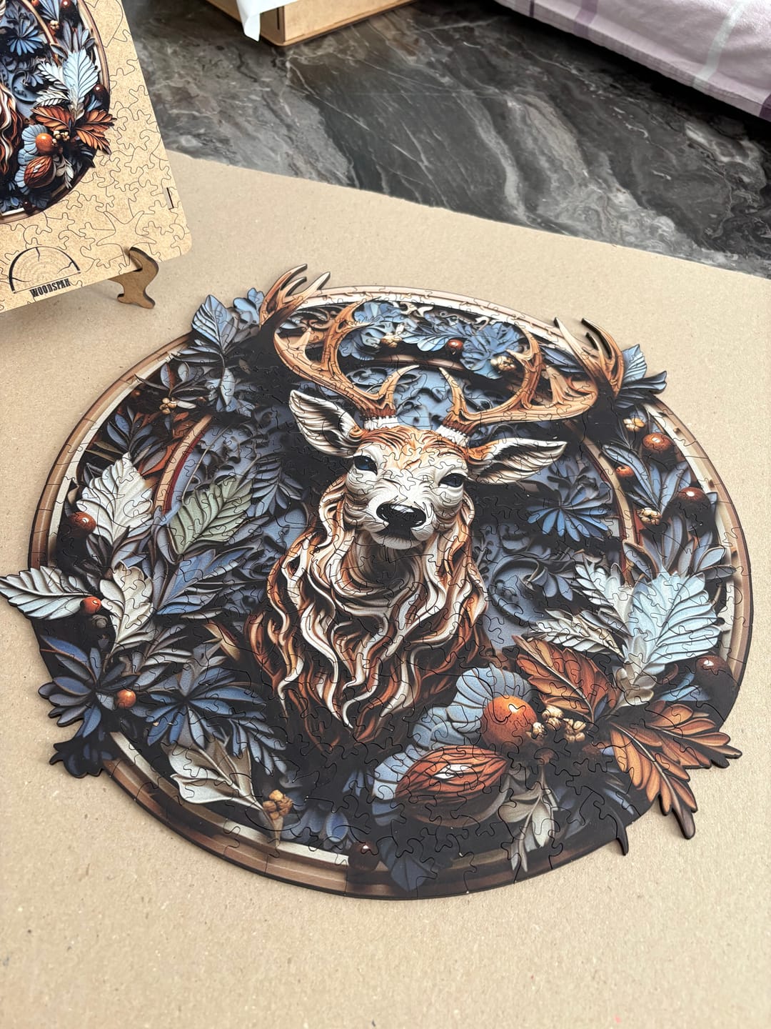 Customer photo review of Geyik V2 - Ahşap Puzzle