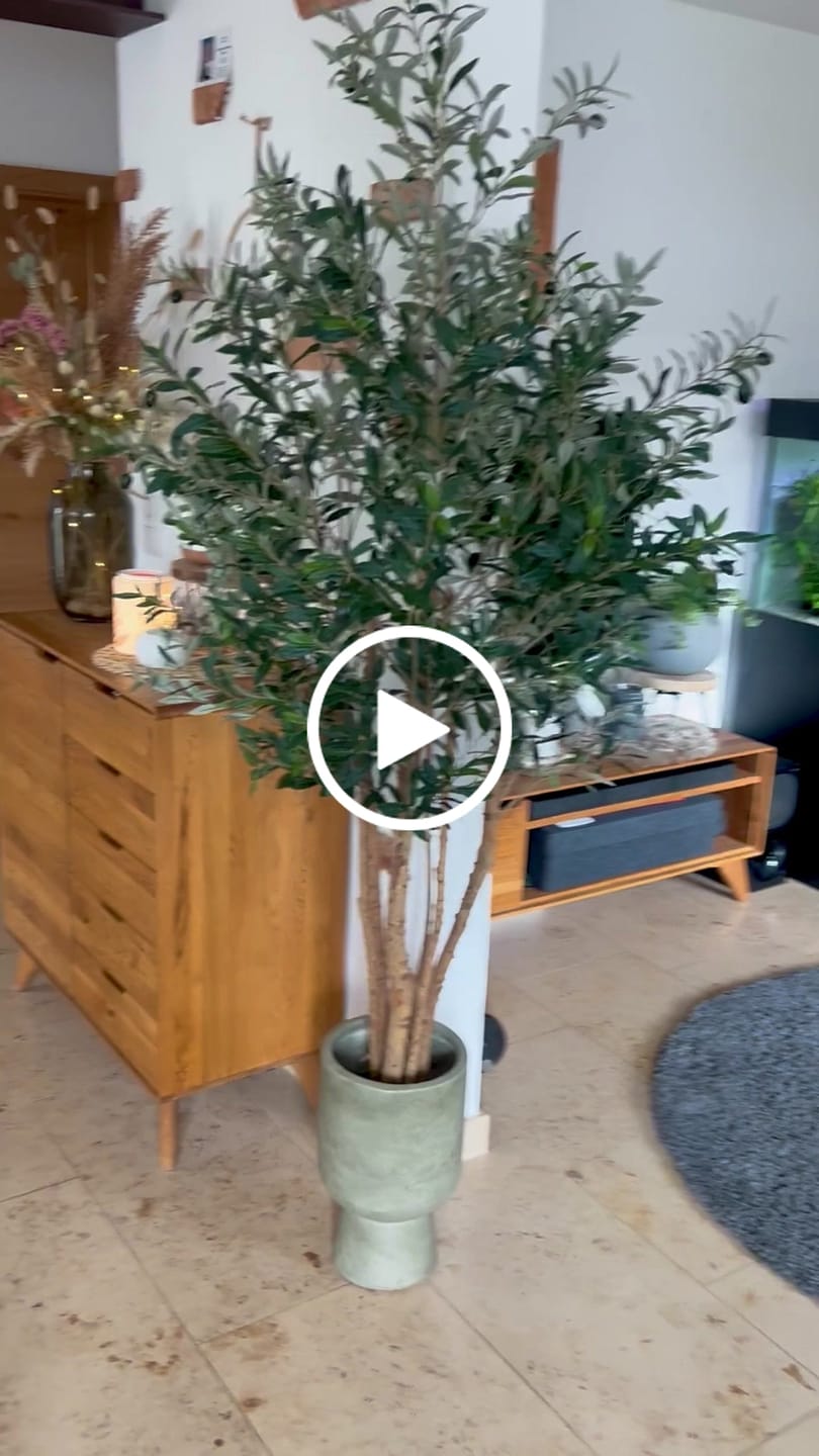 Customer video review of Künstlicher Olivenbaum 180cm