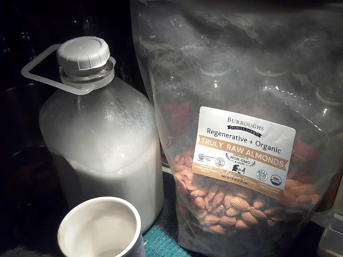 Customer photo review of Truly Raw Regenerative Organic Almonds