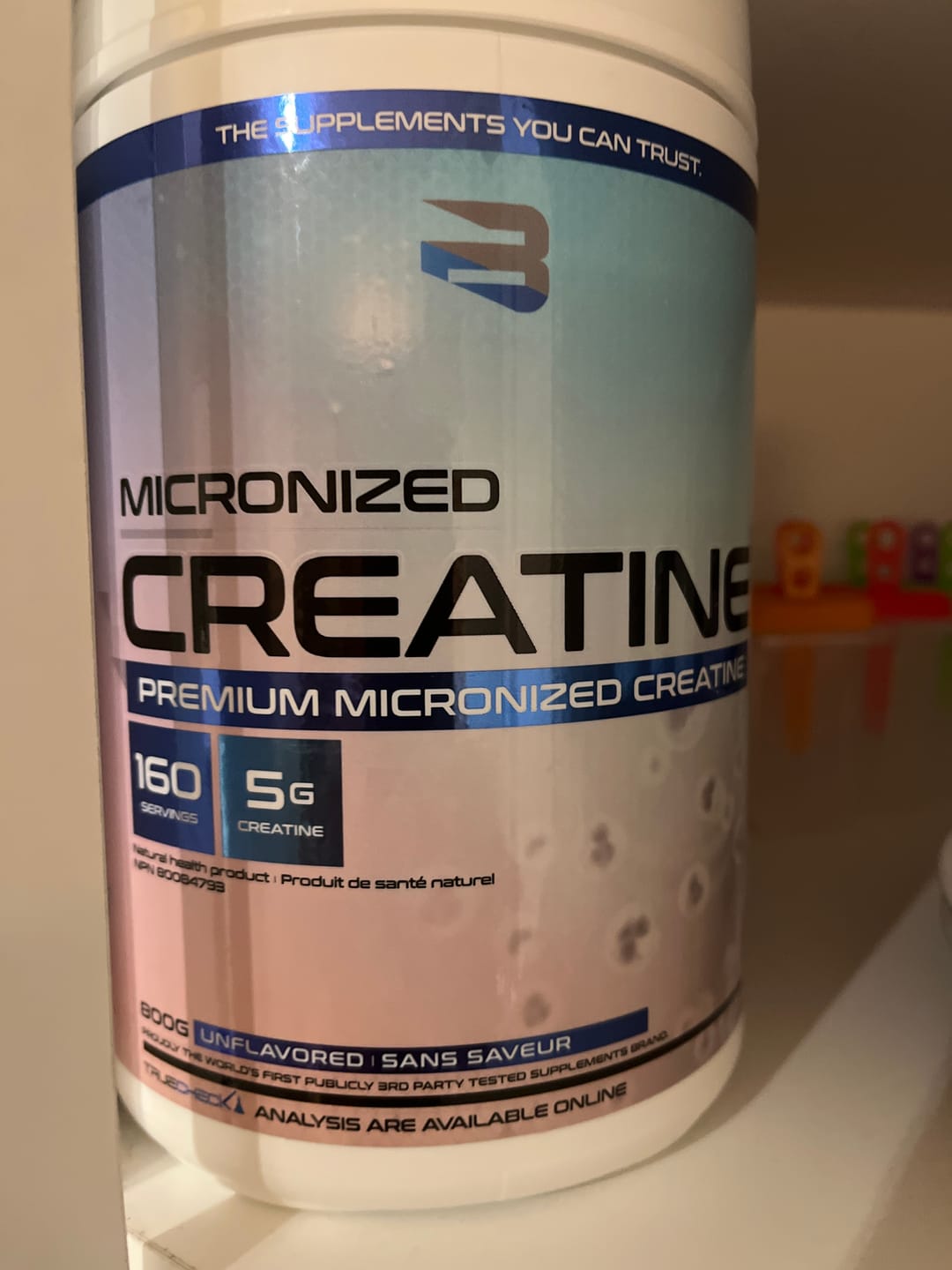 Customer photo review of Believe - Créatine Micronisée 800g
