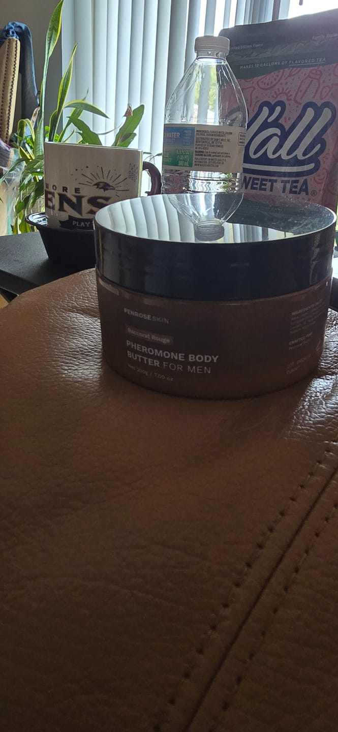 Customer photo review of Pheromone Body Butter For Men