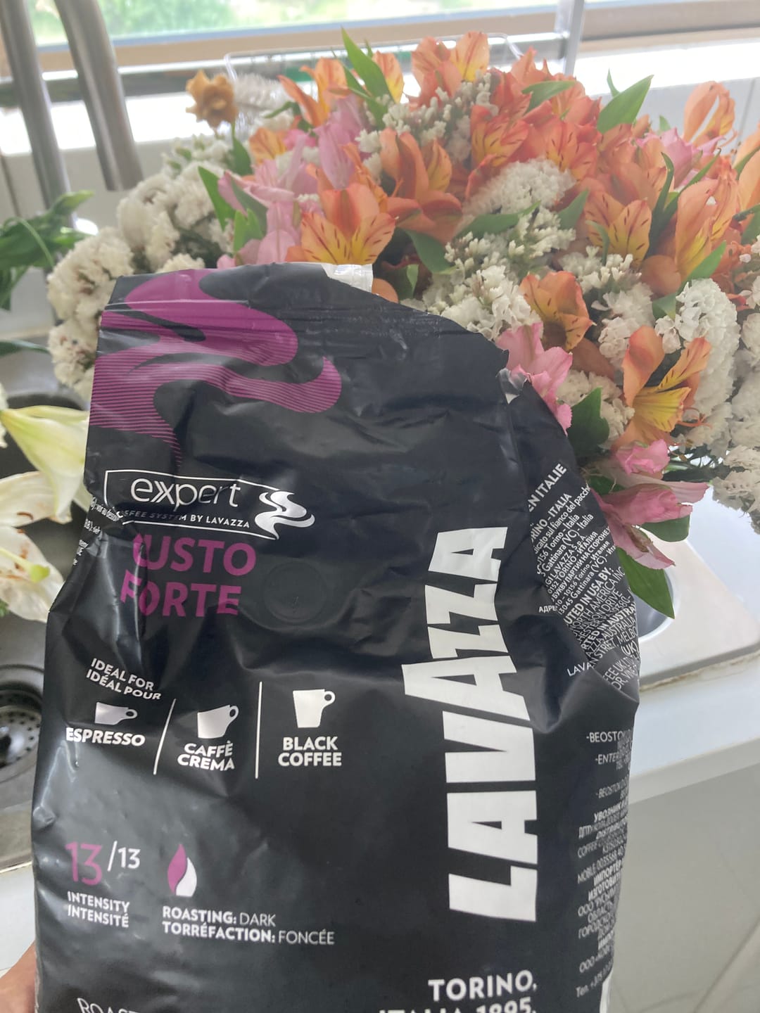 Customer photo review of Lavazza Gusto Forte 1 kg Grano Entero