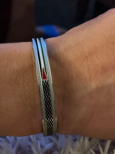 Customer photo review of Palestine Heritage Cuff