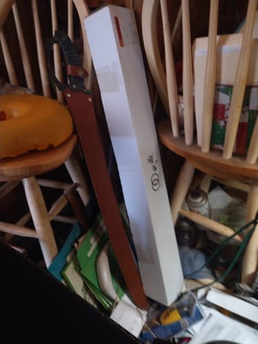 Customer photo review of Musashi Modern Tactical Wakizashi