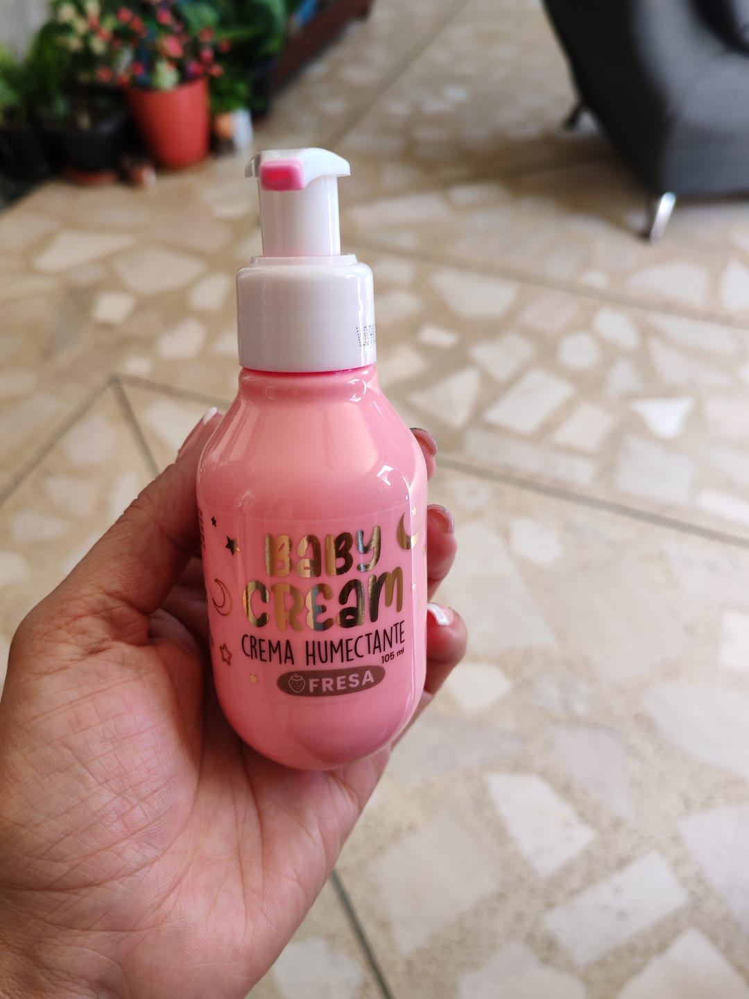 Customer photo review of BABY CREAM FRESA 🍓