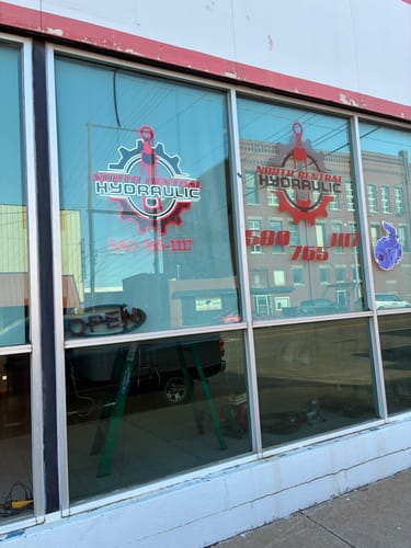 Customer photo review of NORTH CENTRAL HYDRAULIC | 2nd Version - Premium Neon Artwork