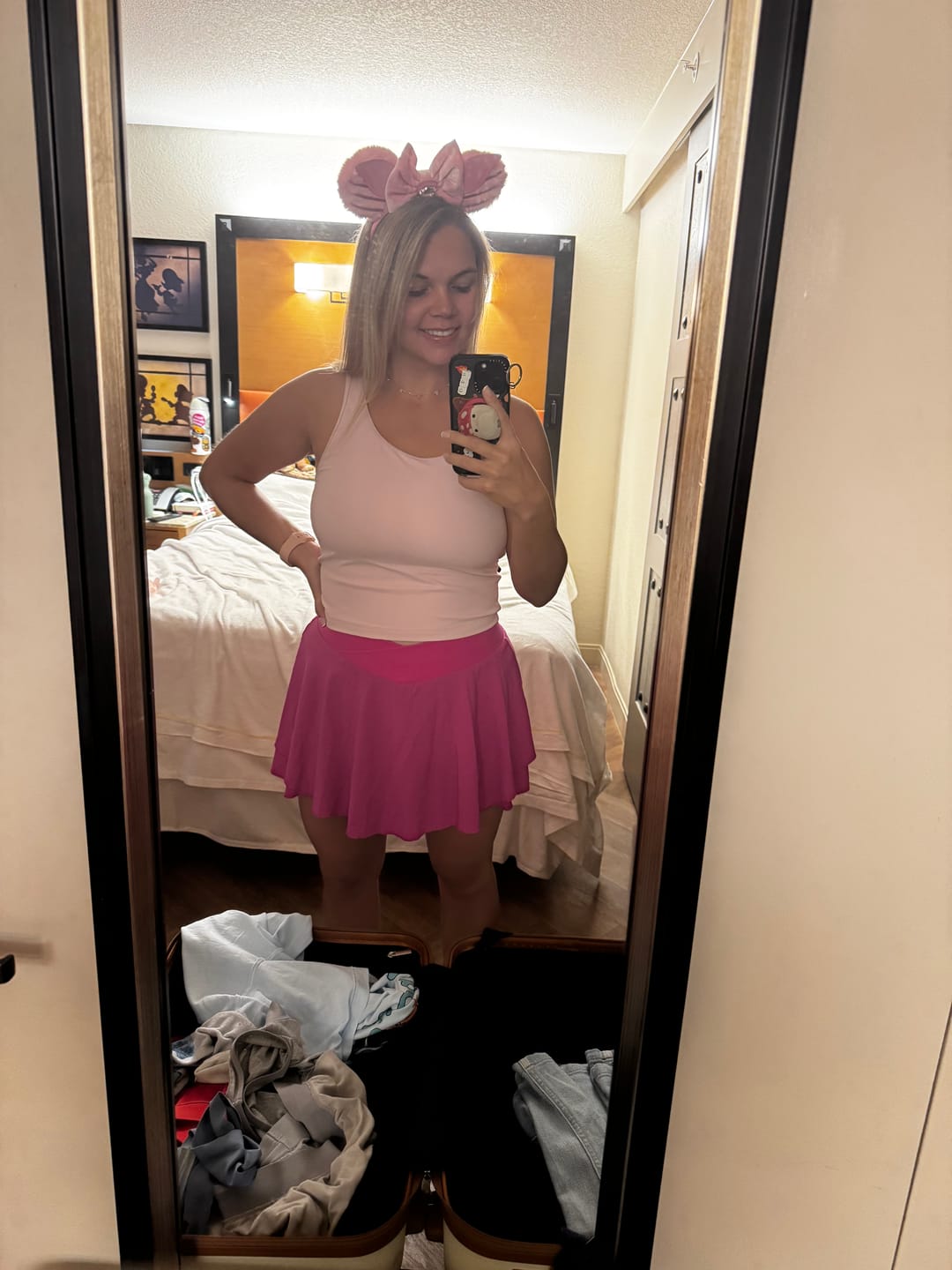 Customer photo review of Piglet Fur Mickey Ears
