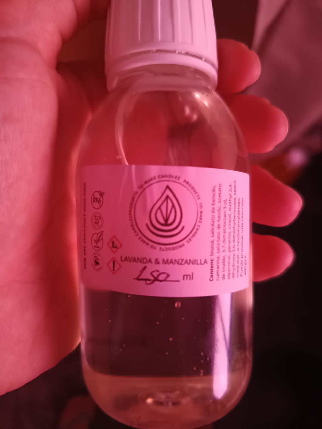 Customer photo review of Fragancia LAVANDA & MANZANILLA