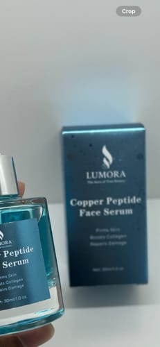 Customer photo review of LUMORA™ Copper Peptide Serum