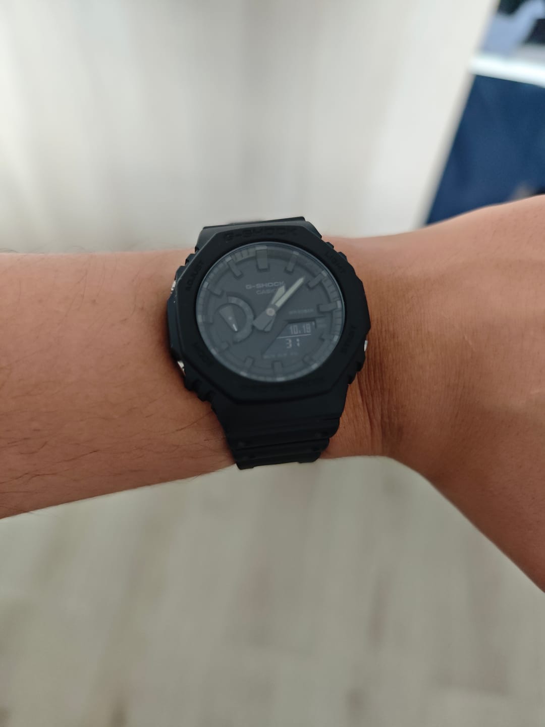 Customer photo review of Reloj Casio G-Shock Royal Oak "Casioak" GA-2100-1A1 Carbon Core Negro